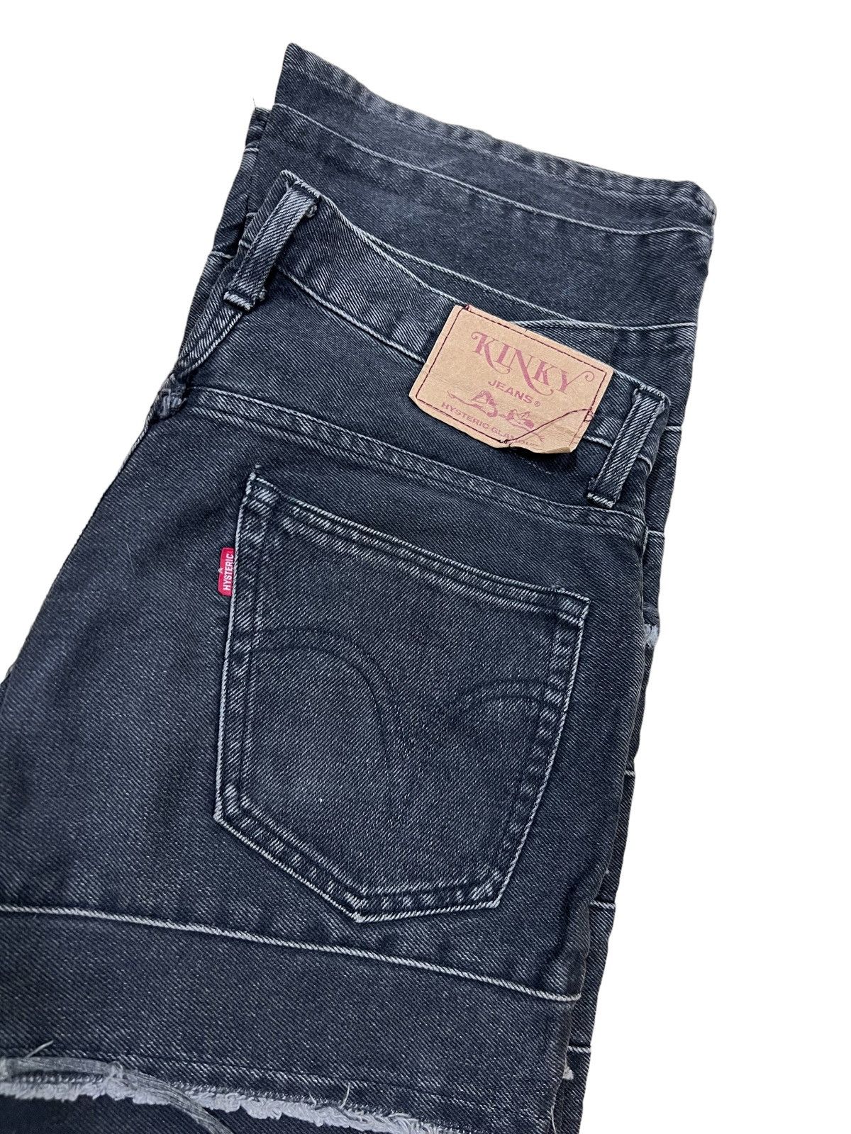 Hysteric Glamour ARCHIVE🔥OG Hysteric Glamour Kinky Black Flare Hagi Denim Size US 28 / EU 44 - 4 Thumbnail