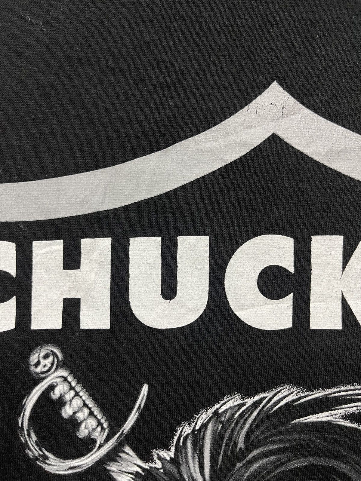 NFL × Vintage Vintage Y2K Raiders Chucky Horror T Shirt Size US M / EU 48-50 / 2 - 6 Thumbnail