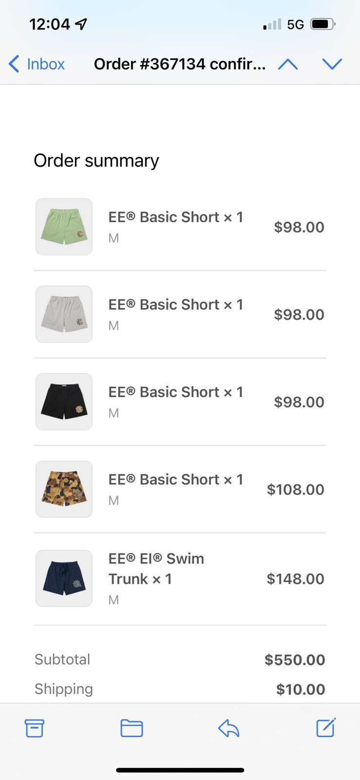 Eric Emanuel Eric Emanuel brown camo shorts medium Size US 30 / EU 46 - 2 Thumbnail