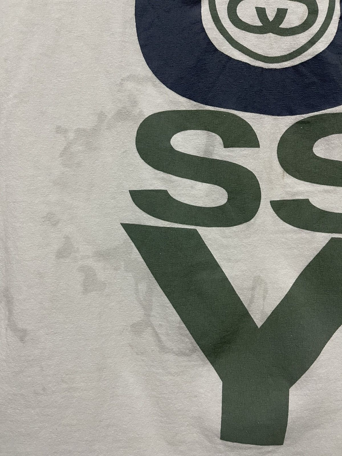 Stussy × Vintage Vintage 80s Stussy Classic Logo Distressed T Shirt Size US L / EU 52-54 / 3 - 5 Thumbnail