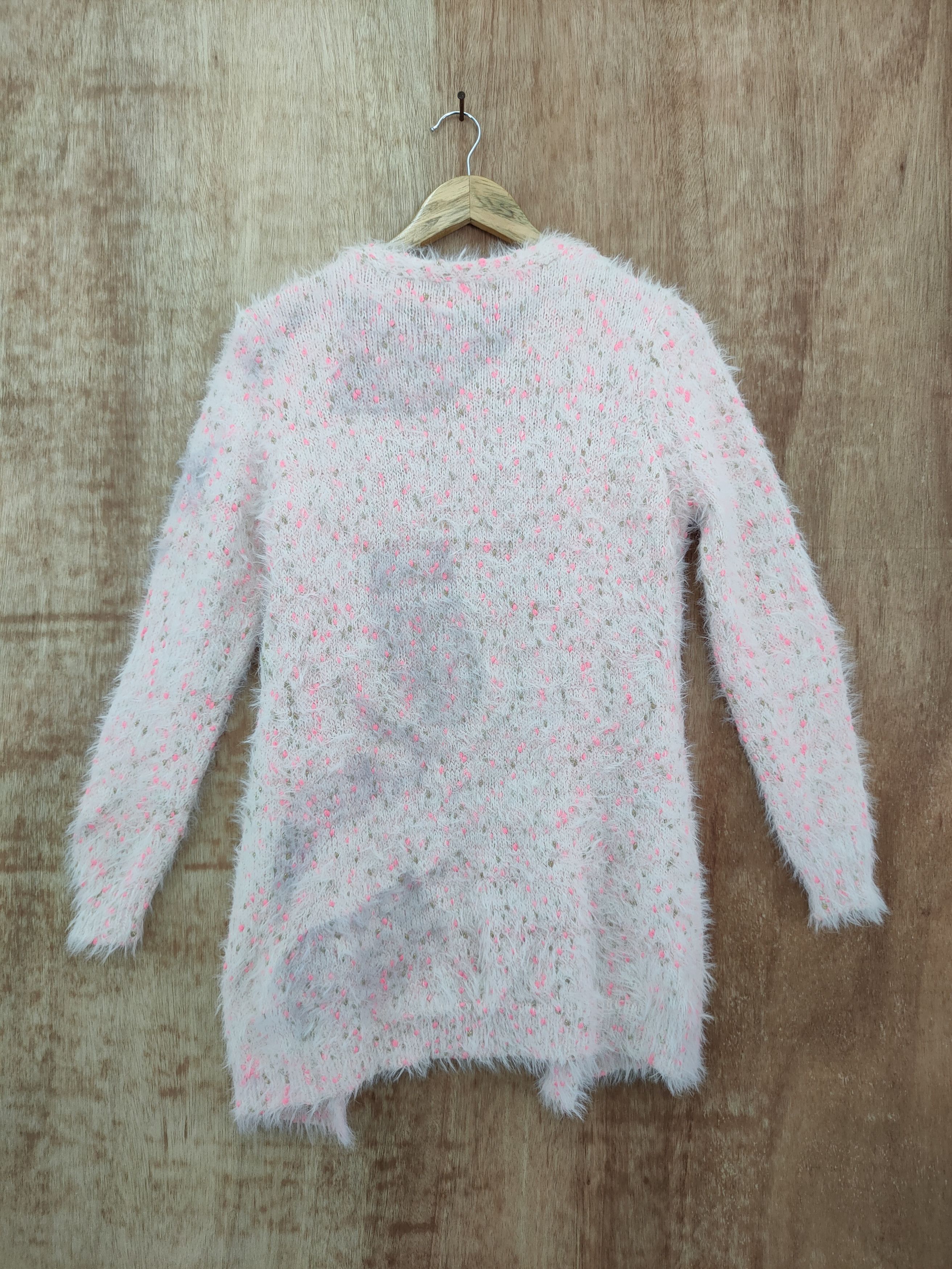 Japanese Brand DLL moririn mohair fur shaggy cardigan japan dirty #46-172 Size M / US 6-8 / IT 42-44 - 6 Thumbnail