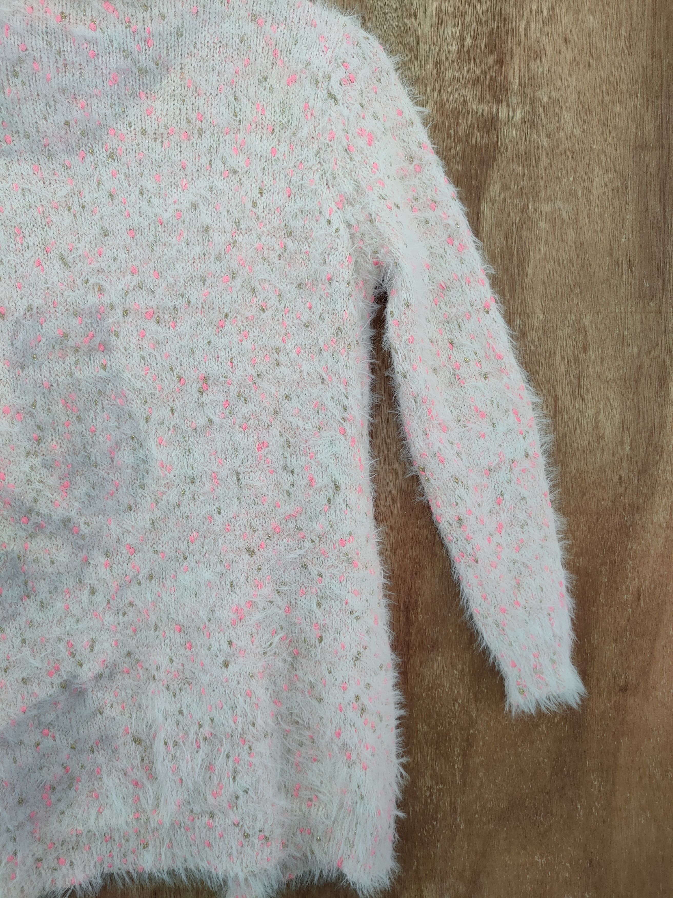 Japanese Brand DLL moririn mohair fur shaggy cardigan japan dirty #46-172 Size M / US 6-8 / IT 42-44 - 8 Thumbnail