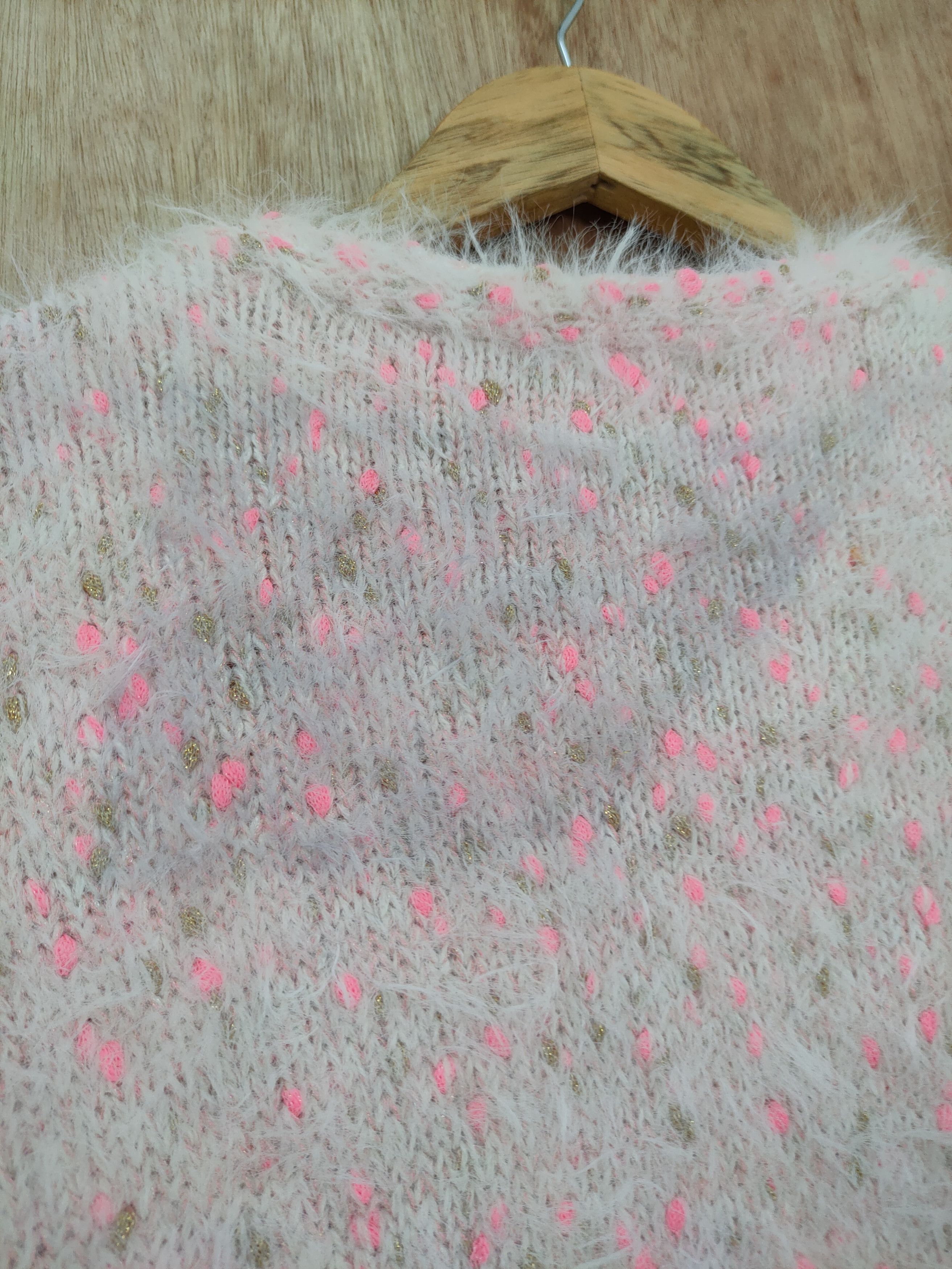 Japanese Brand DLL moririn mohair fur shaggy cardigan japan dirty #46-172 Size M / US 6-8 / IT 42-44 - 9 Thumbnail