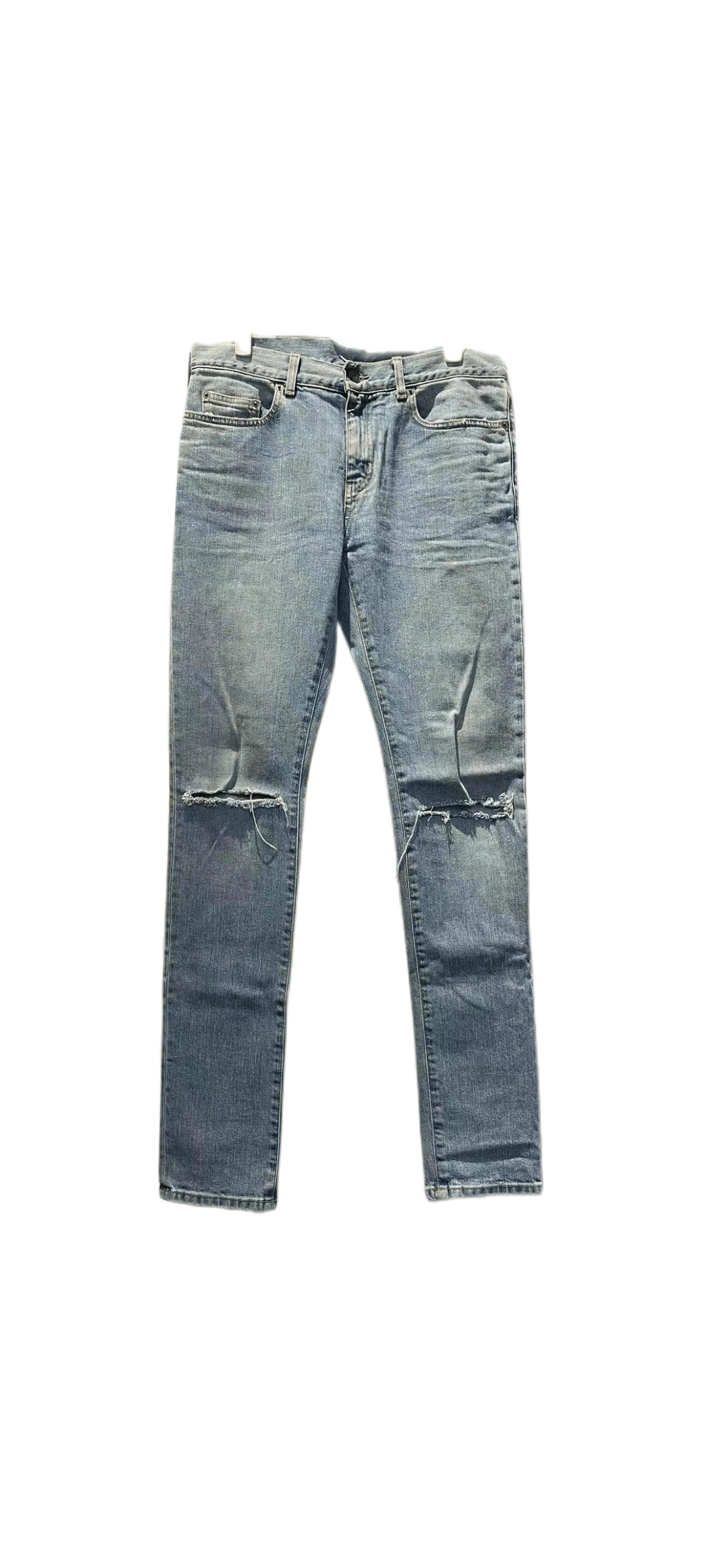 Saint Laurent Paris Knife cut Jeans Size US 31 - 1 Thumbnail