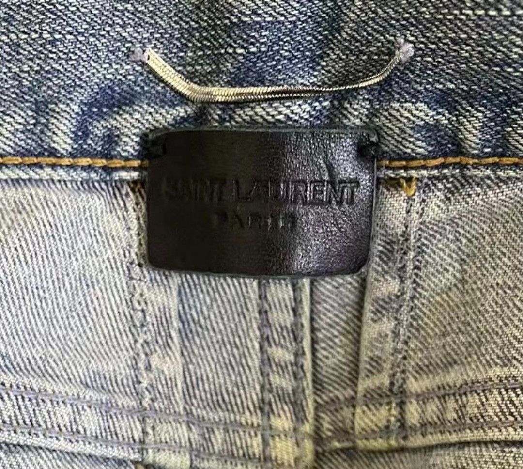 Saint Laurent Paris Knife cut Jeans Size US 31 - 3 Thumbnail