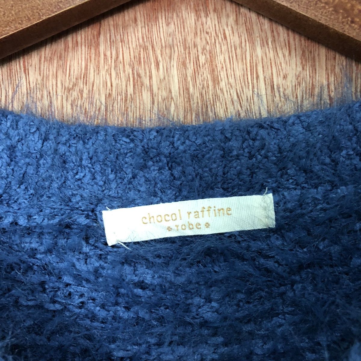 Homespun Knitwear × Japanese Brand Chocol Raffine Blue Shag Shaggy Fur Mohair Knitwear #6412 Size M / US 6-8 / IT 42-44 - 5 Thumbnail