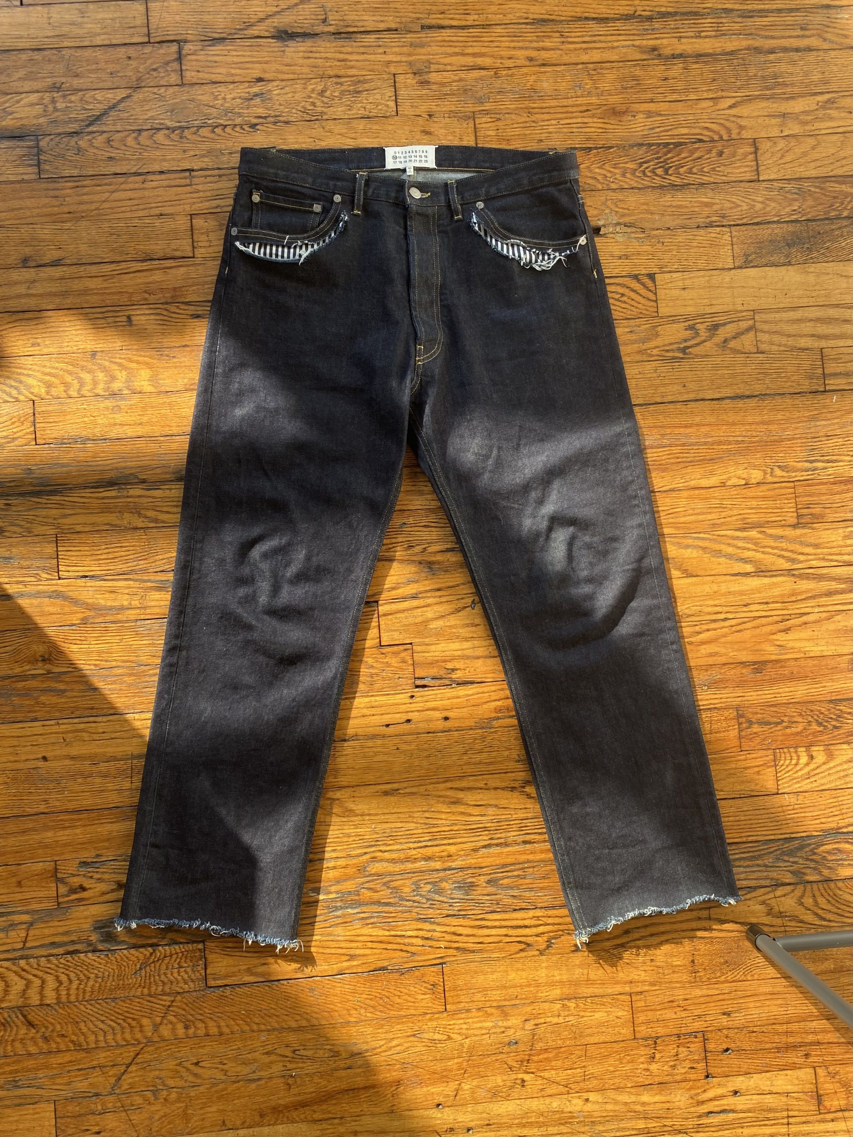 Jeans Maison Margiela Twisted Gris M main image 0