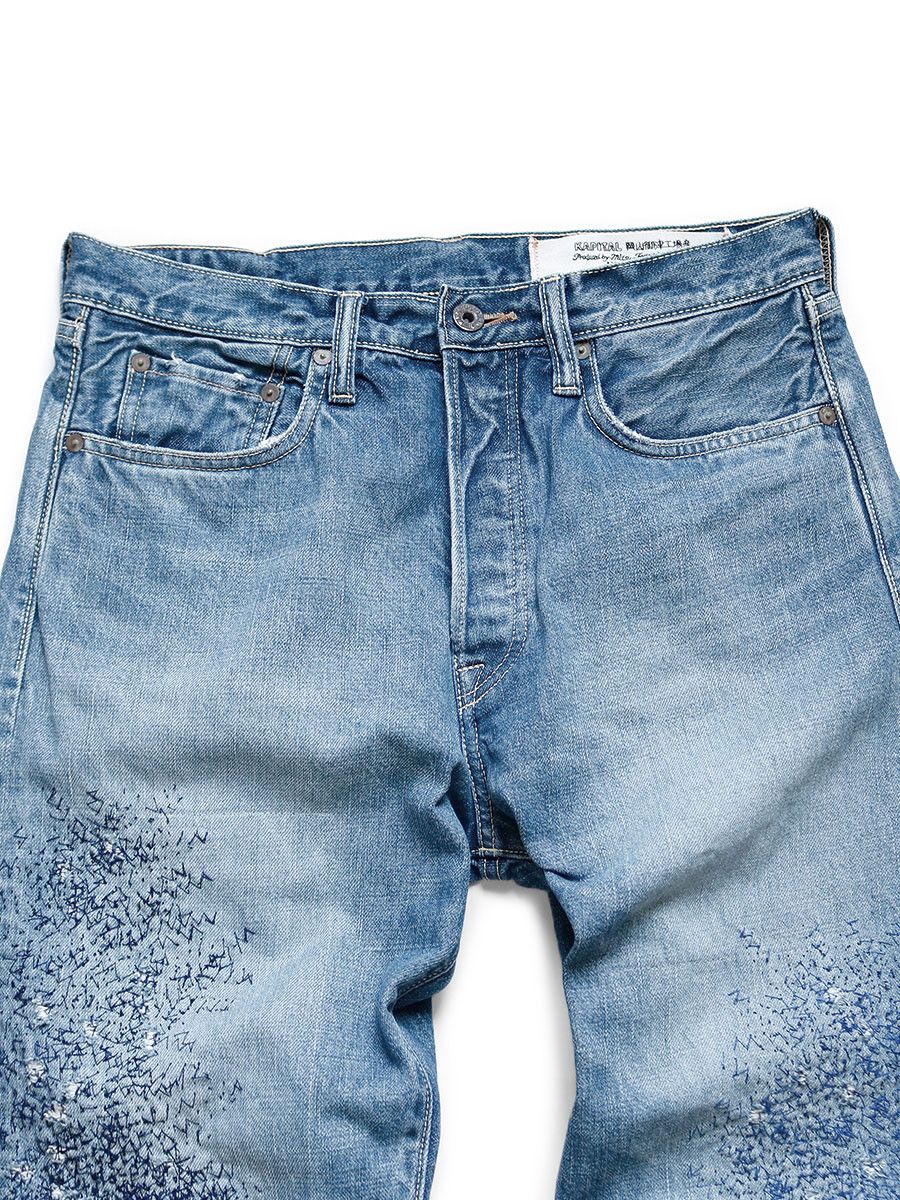 Kapital Kapital 14oz Monkey Cisco 3 Year Proccessed Denim Size US 36 / EU 52 - 4 Thumbnail