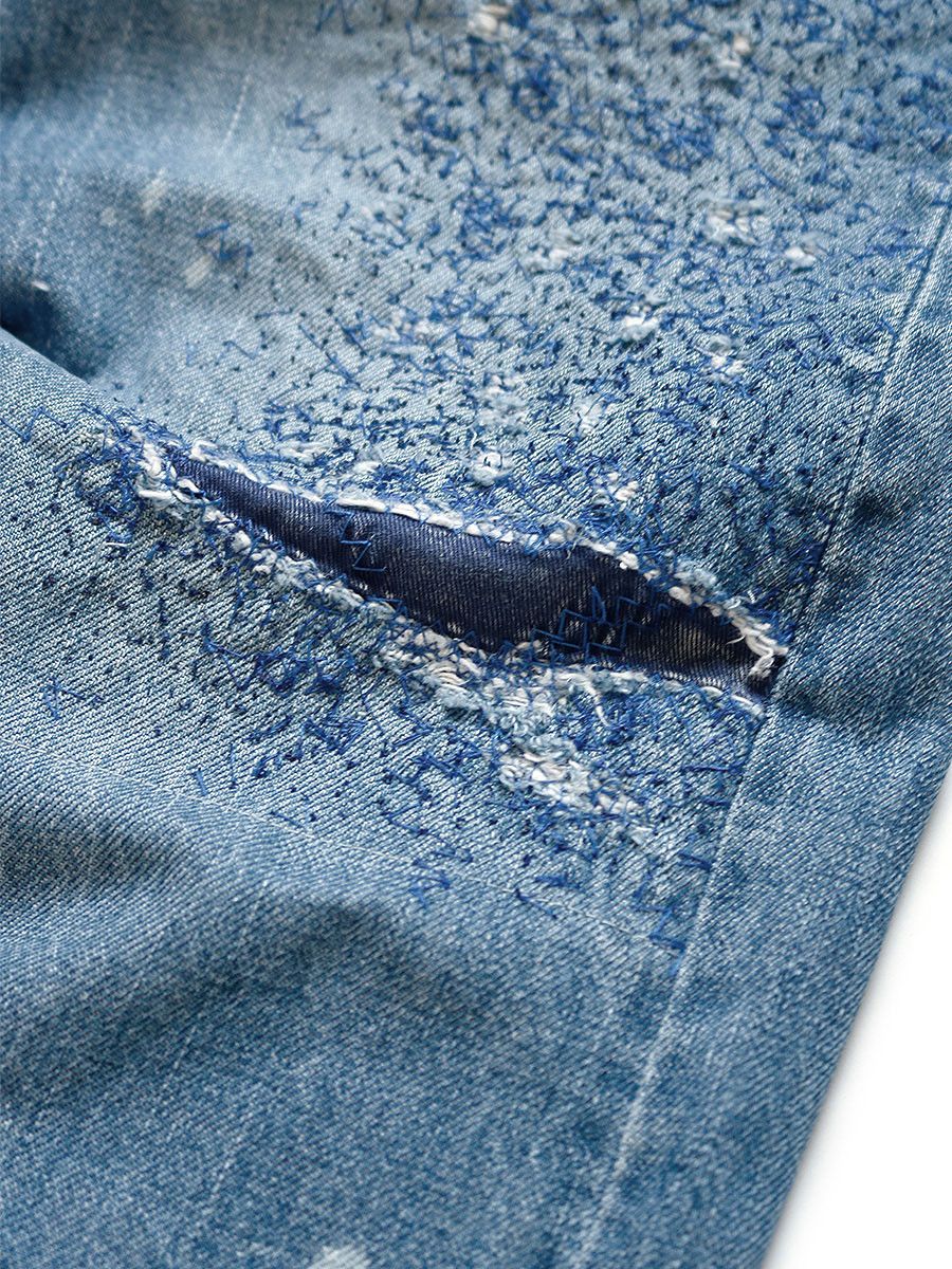 Kapital Kapital 14oz Monkey Cisco 3 Year Proccessed Denim Size US 36 / EU 52 - 6 Thumbnail