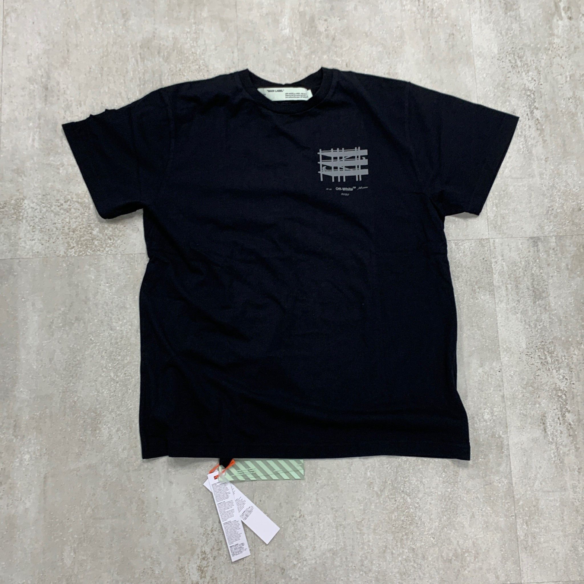 OFF-WHITE good VIRGIL Abloh Kuala Lumpur Reflective Tee Shirt Starhill Gallery Edition