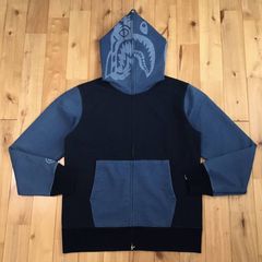 Bape half tiger sales half shark hoodie