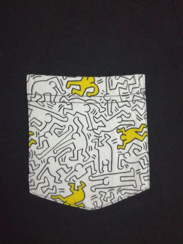 Japanese Brand × Keith Haring × Vintage Keith Haring Print Pocket Pop Art Rare Size US L / EU 52-54 / 3 - 1 Thumbnail