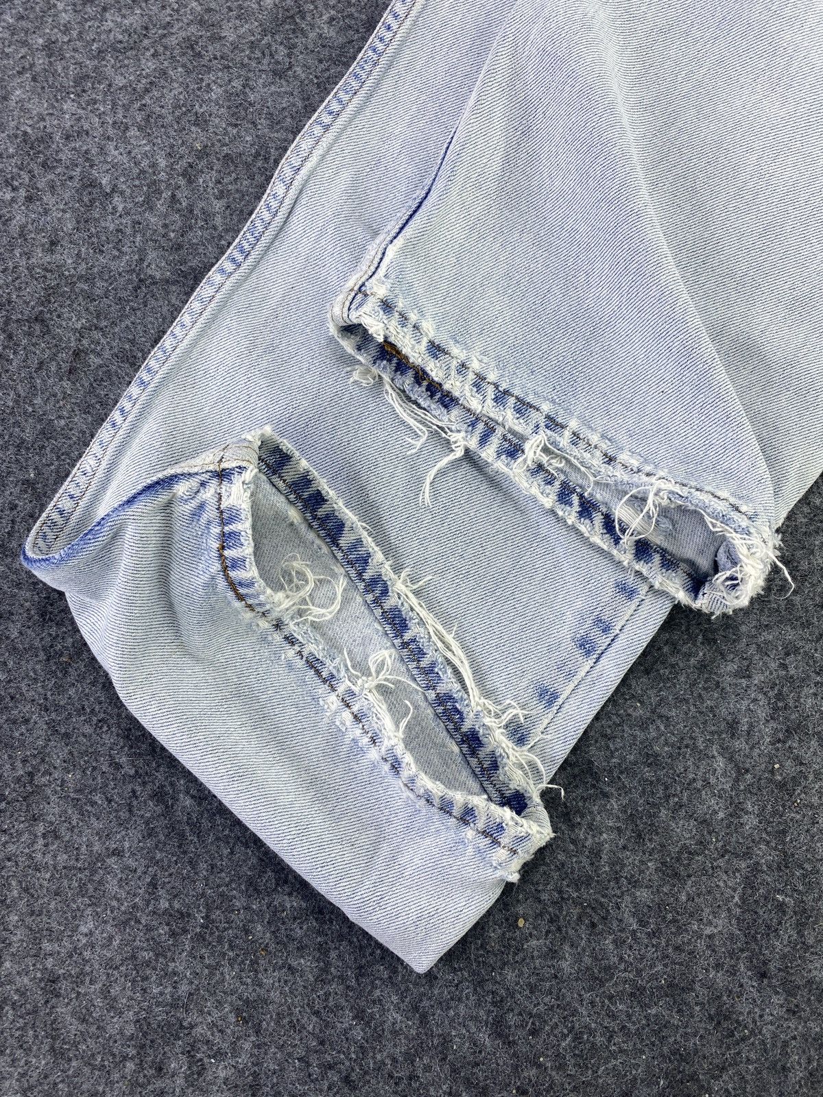 Levi's Levi's vintage 505 Distress Blue Jeans - J563 Size US 34 / EU 50 - 7 Thumbnail