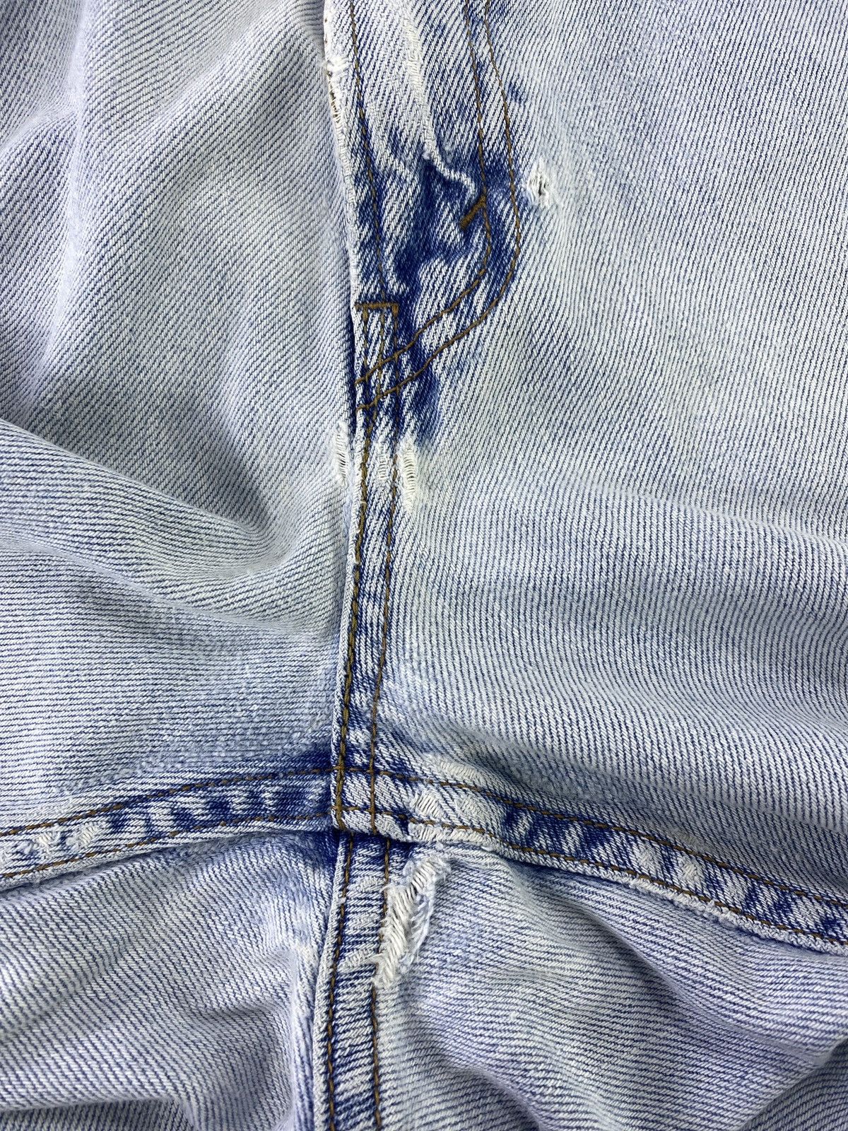 Levi's Levi's vintage 505 Distress Blue Jeans - J563 Size US 34 / EU 50 - 10 Thumbnail