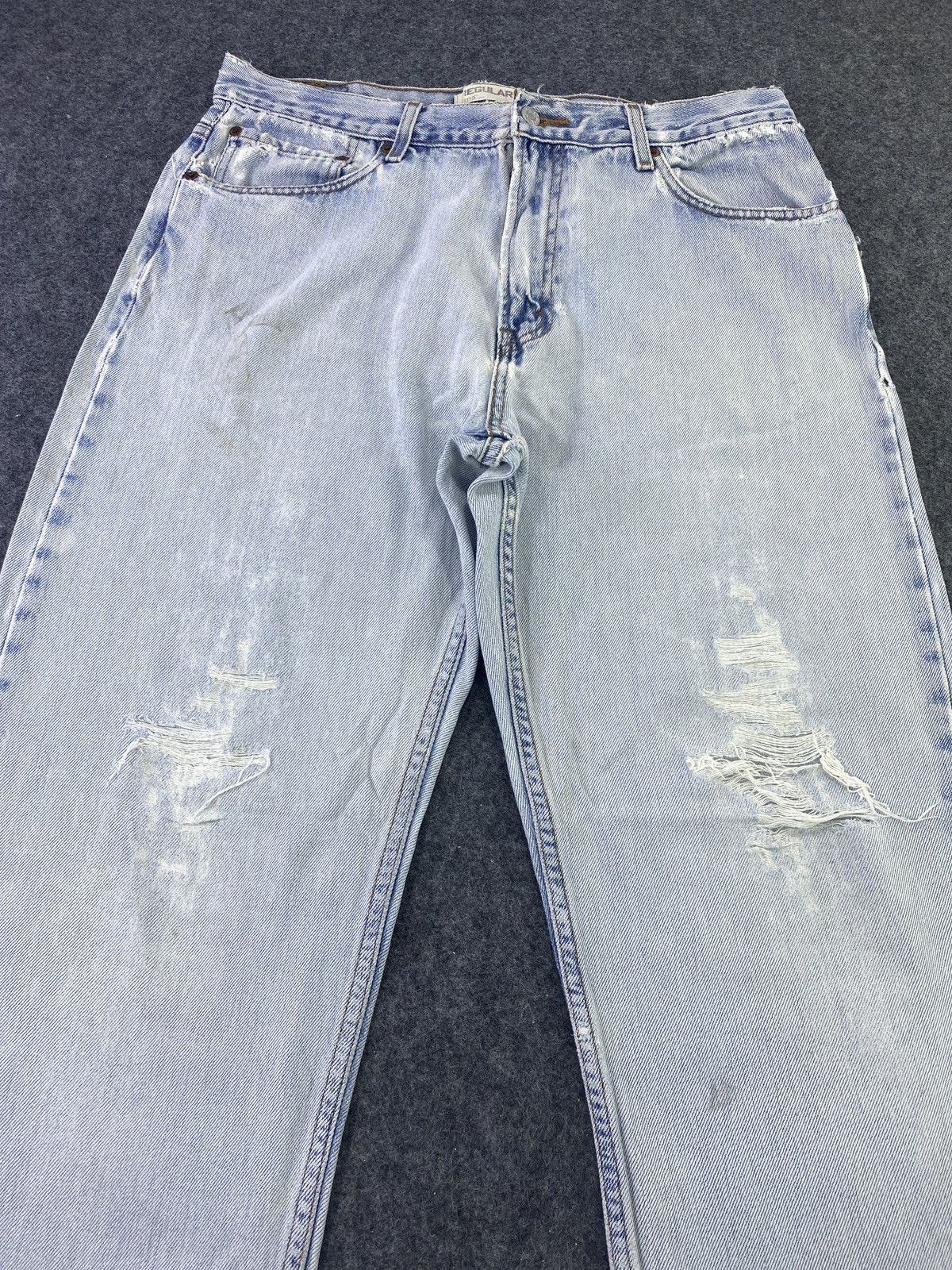 Levi's Levi's vintage 505 Distress Blue Jeans - J563 Size US 34 / EU 50 - 8 Thumbnail