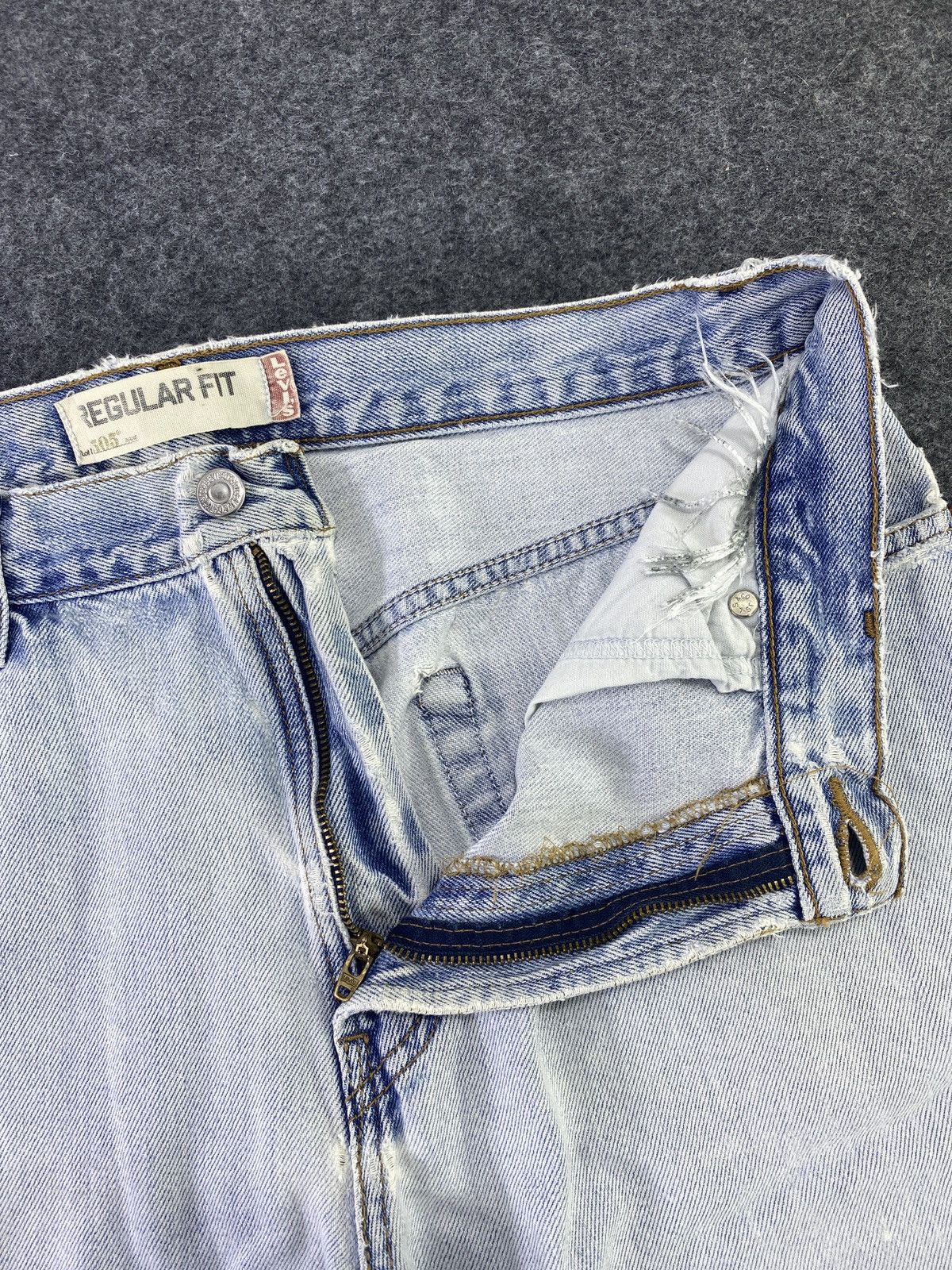 Levi's Levi's vintage 505 Distress Blue Jeans - J563 Size US 34 / EU 50 - 3 Thumbnail