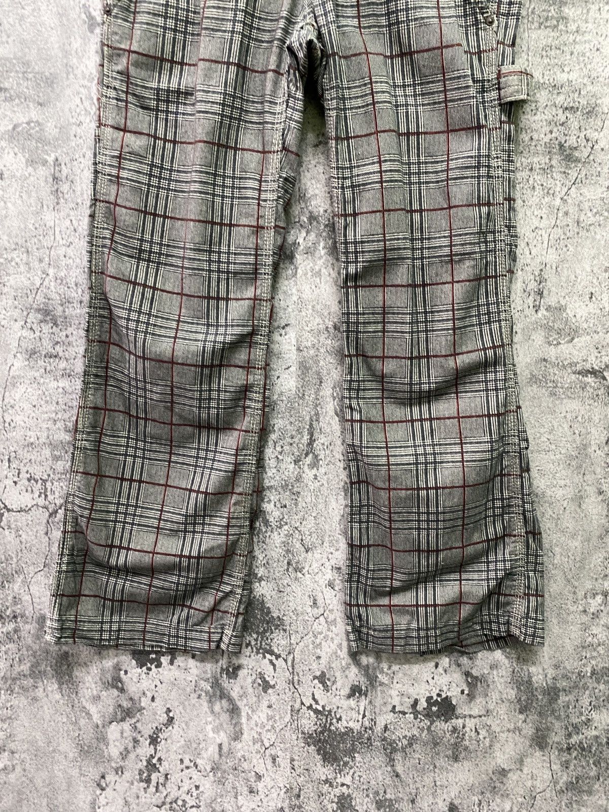 Japanese Brand × Seditionaries Japan BETTY SMITHS Checkered Plaid Low Rises Flare Pants Size US 28 / EU 44 - 8 Thumbnail