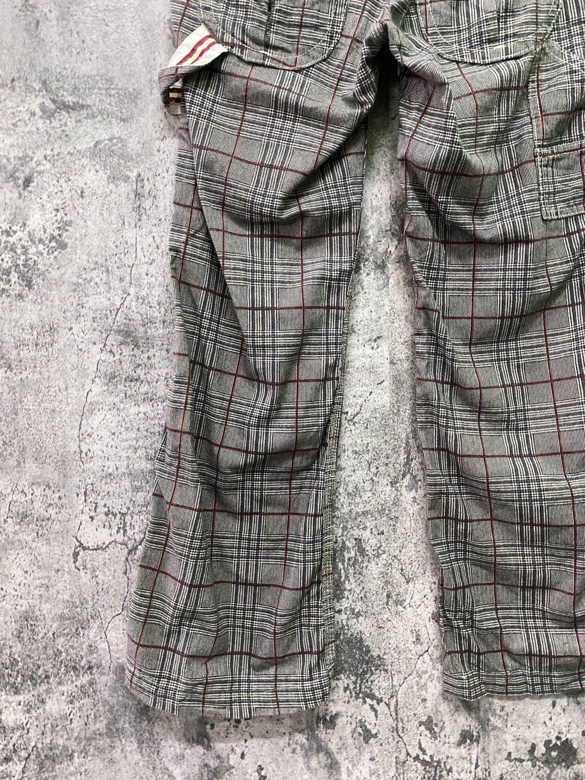 Japanese Brand × Seditionaries Japan BETTY SMITHS Checkered Plaid Low Rises Flare Pants Size US 28 / EU 44 - 13 Thumbnail