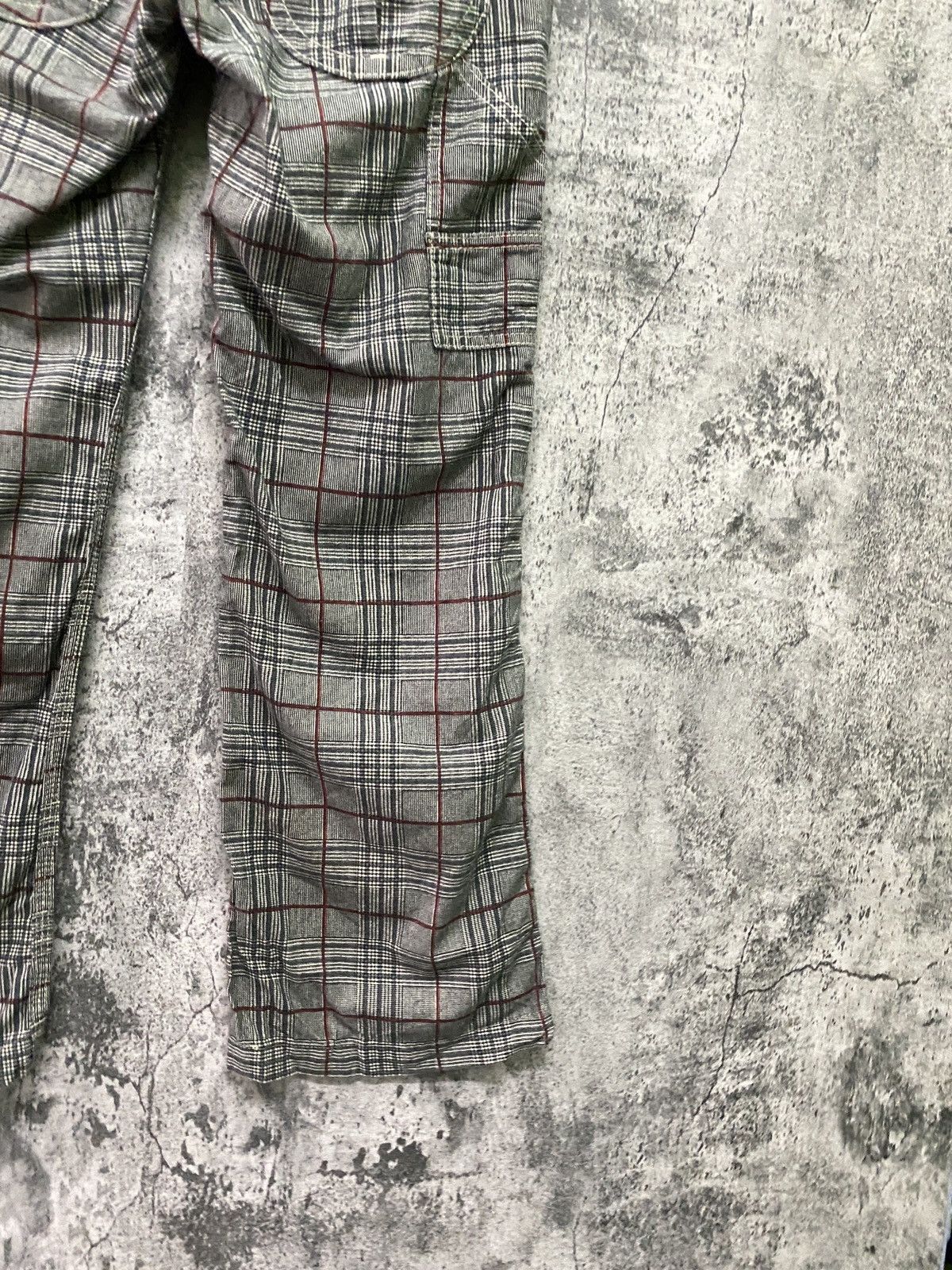 Japanese Brand × Seditionaries Japan BETTY SMITHS Checkered Plaid Low Rises Flare Pants Size US 28 / EU 44 - 14 Thumbnail