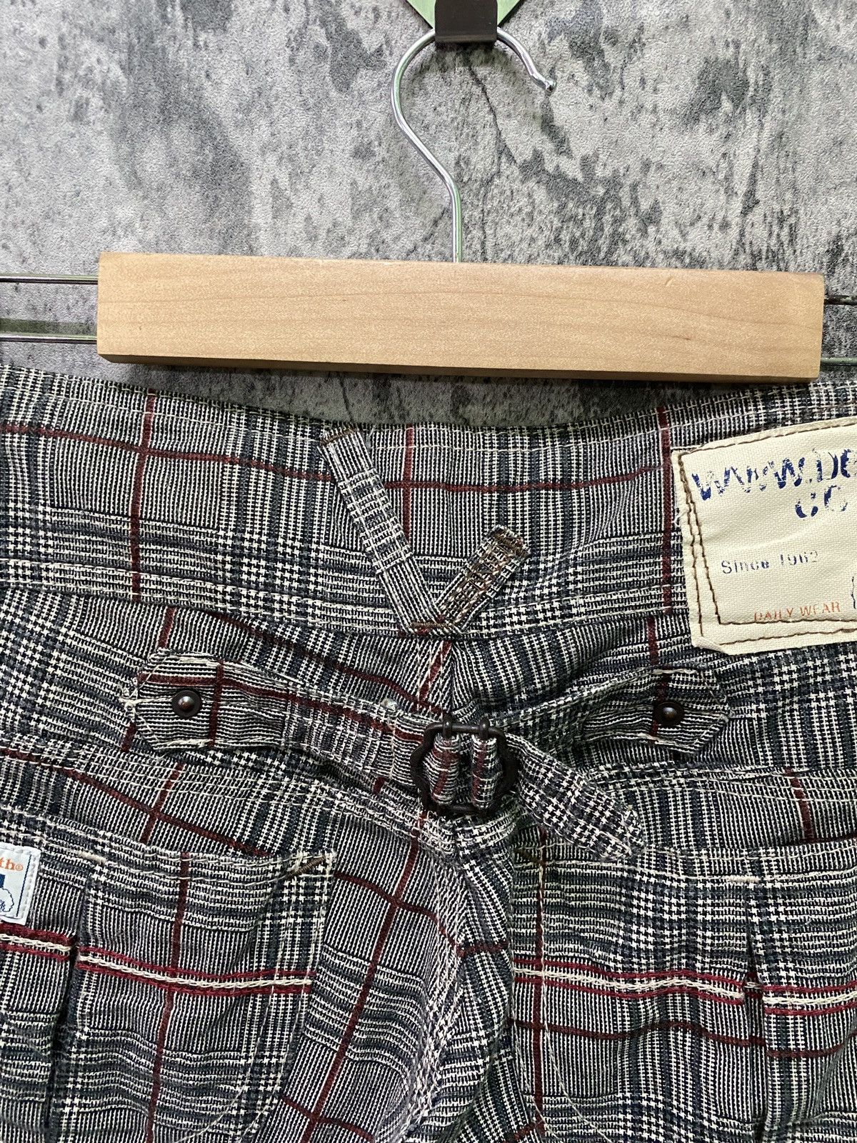 Japanese Brand × Seditionaries Japan BETTY SMITHS Checkered Plaid Low Rises Flare Pants Size US 28 / EU 44 - 17 Thumbnail