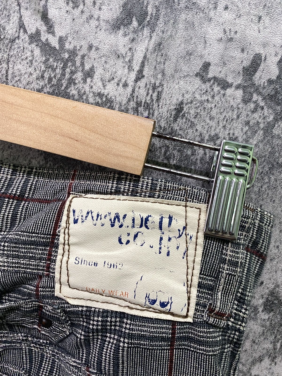 Japanese Brand × Seditionaries Japan BETTY SMITHS Checkered Plaid Low Rises Flare Pants Size US 28 / EU 44 - 15 Thumbnail