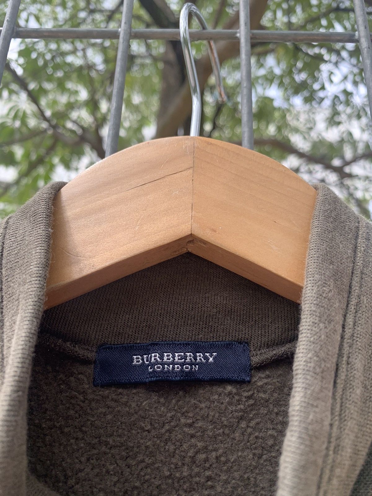 Burberry × Burberry Prorsum × Vintage Burberry London Big Logo Japan Edition Long Sleeve Size US M / EU 48-50 / 2 - 5 Thumbnail