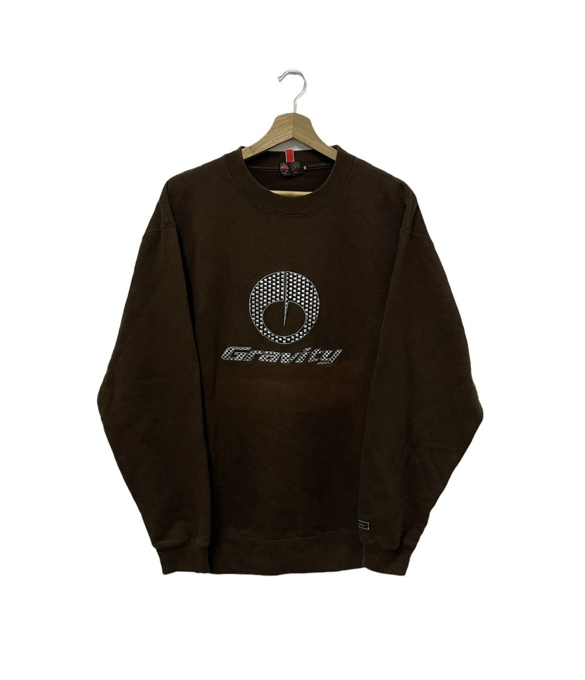 Japanese Brand × Vintage Vintage Gravity Embroidery Design Crewneck Sweatshirt Size US M / EU 48-50 / 2 - 1 Thumbnail
