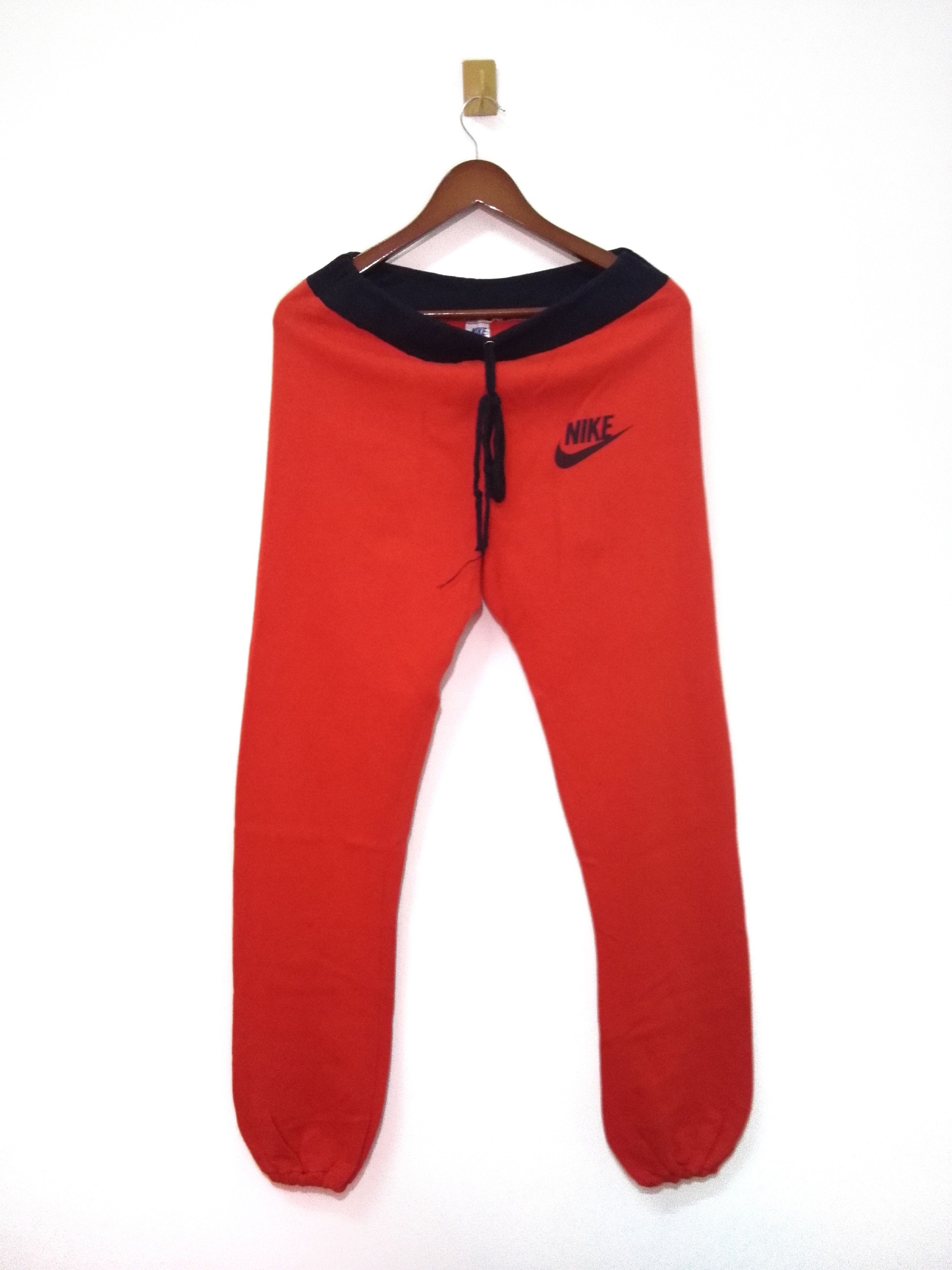 Nike × Vintage Rare Vintage 80s Nike Jogger Pant Orange Tag Made In Usa 4 Size US 32 / EU 48 - 1 Thumbnail