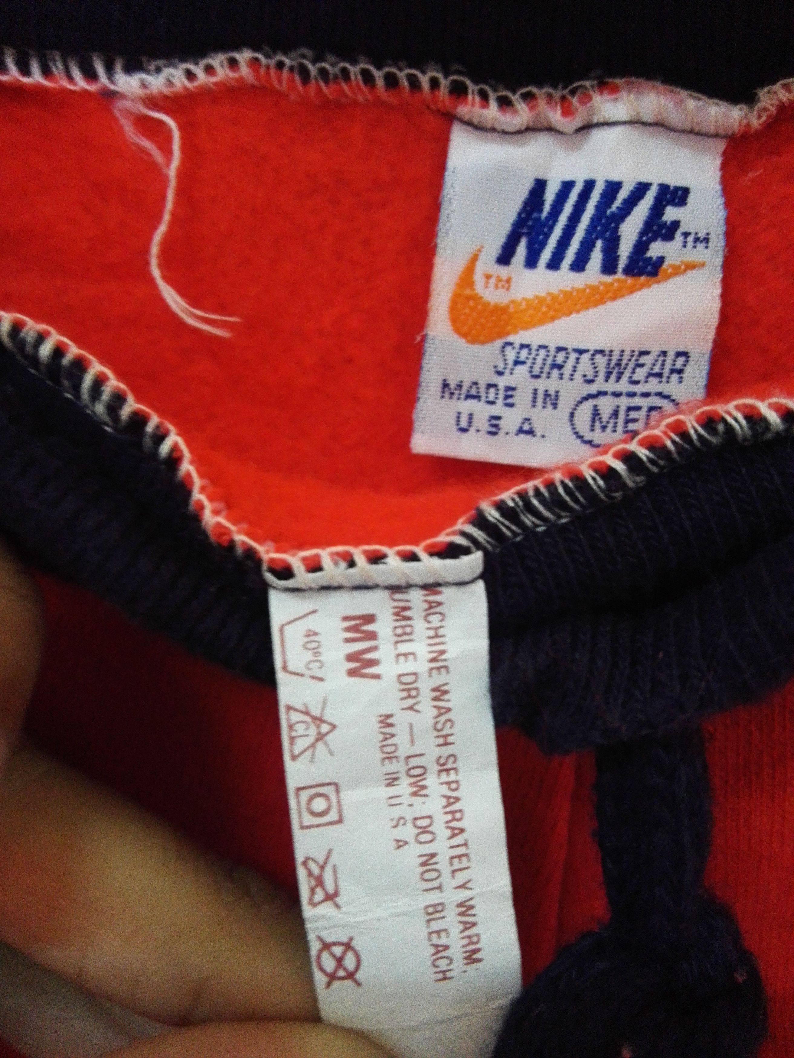 Nike × Vintage Rare Vintage 80s Nike Jogger Pant Orange Tag Made In Usa 4 Size US 32 / EU 48 - 5 Thumbnail