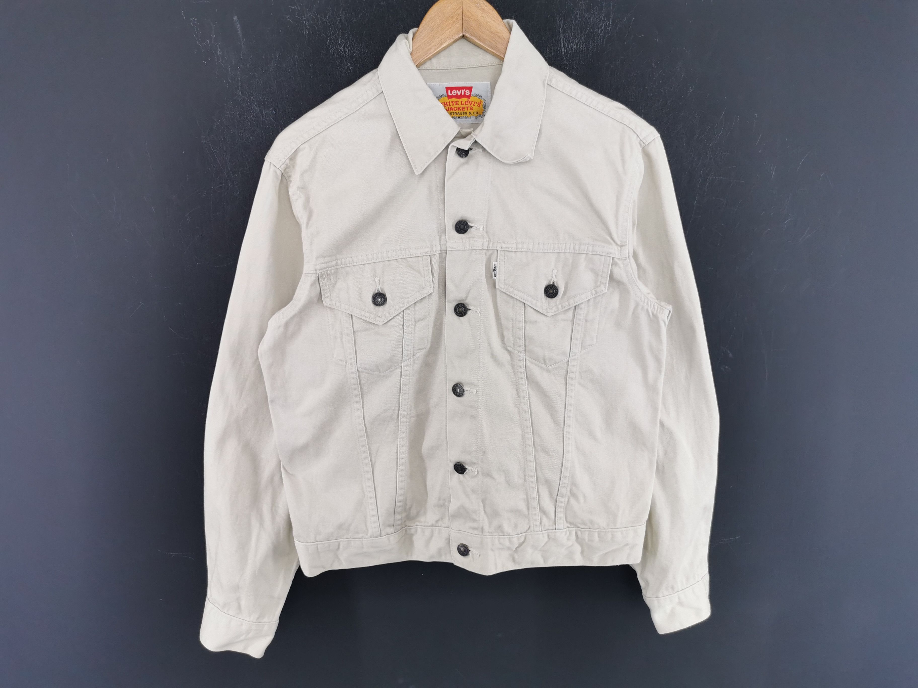 Vintage 90s Size 38 Levis Denim Jacket Made In Japan Size M