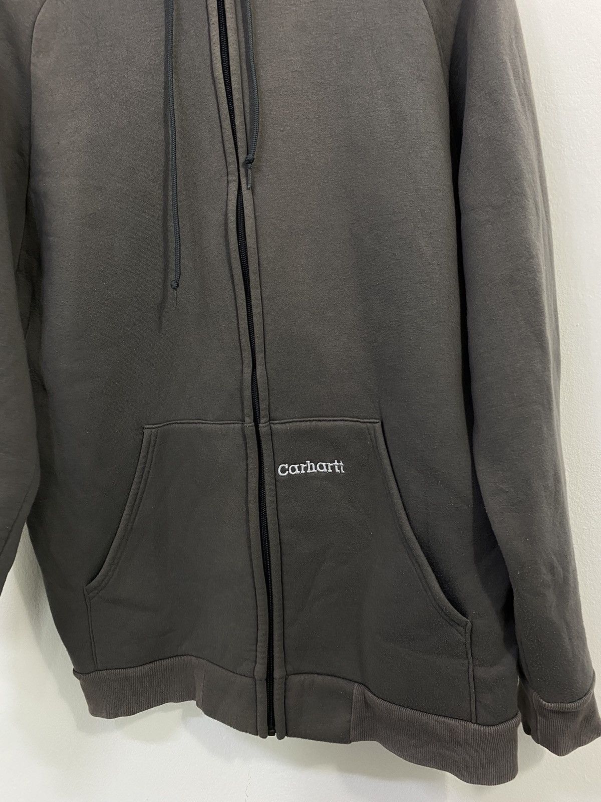 Carhartt Carhartt Small Logo Sweater Jacket With Hoodie Design Size US L / EU 52-54 / 3 - 4 Thumbnail