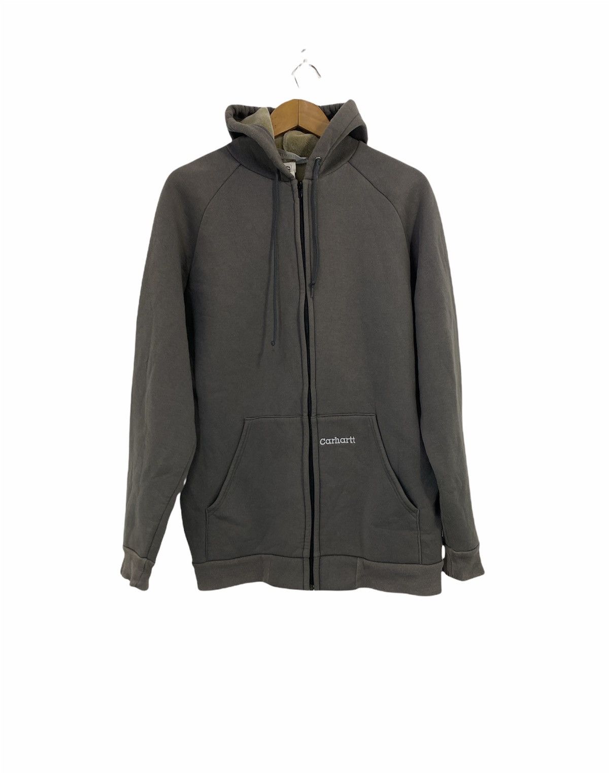 Carhartt Carhartt Small Logo Sweater Jacket With Hoodie Design Size US L / EU 52-54 / 3 - 1 Thumbnail