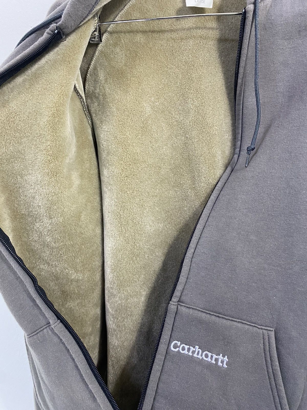 Carhartt Carhartt Small Logo Sweater Jacket With Hoodie Design Size US L / EU 52-54 / 3 - 5 Thumbnail