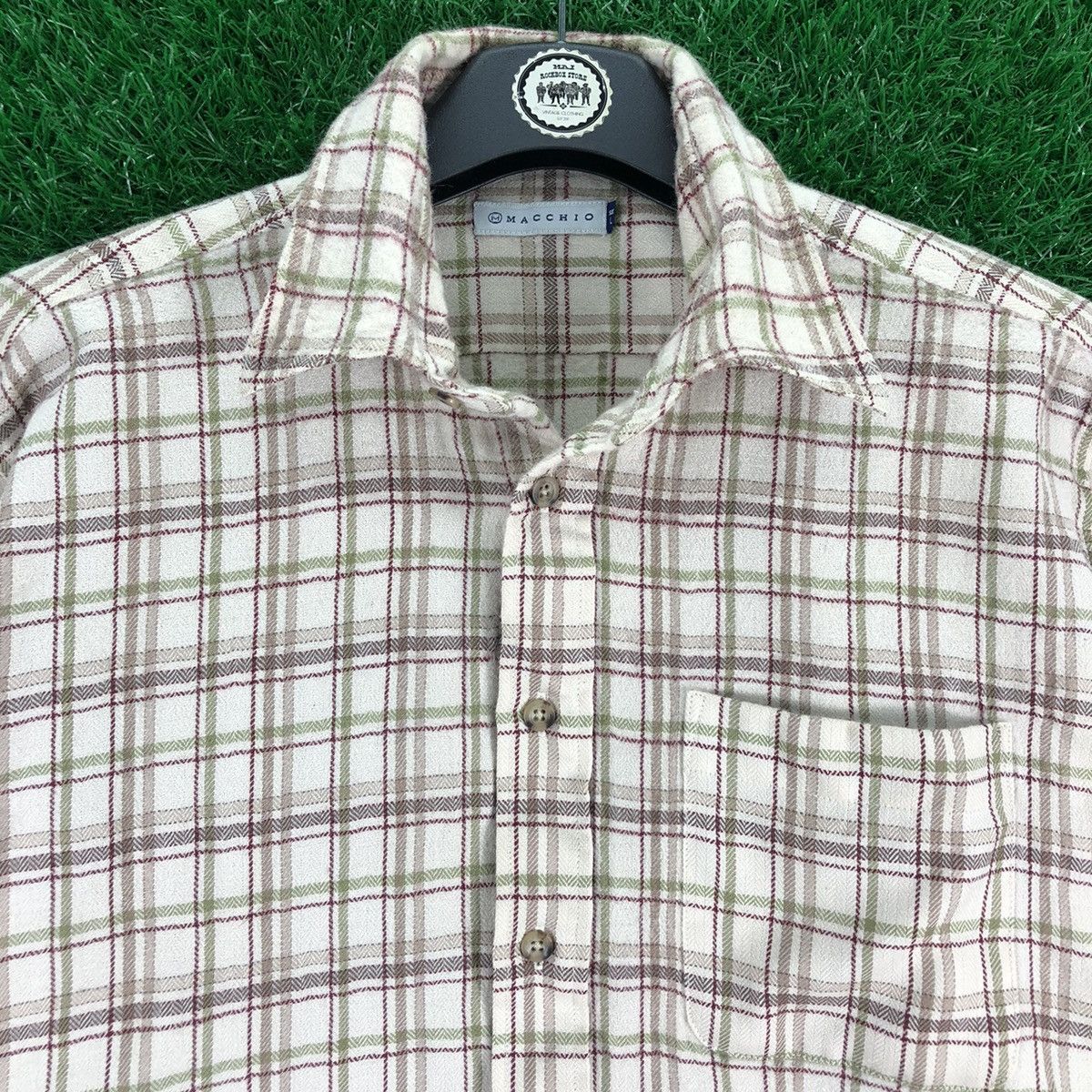 Flannel Vintage Wool Flannel Checkered by Macchio Size US M / EU 48-50 / 2 - 7 Thumbnail