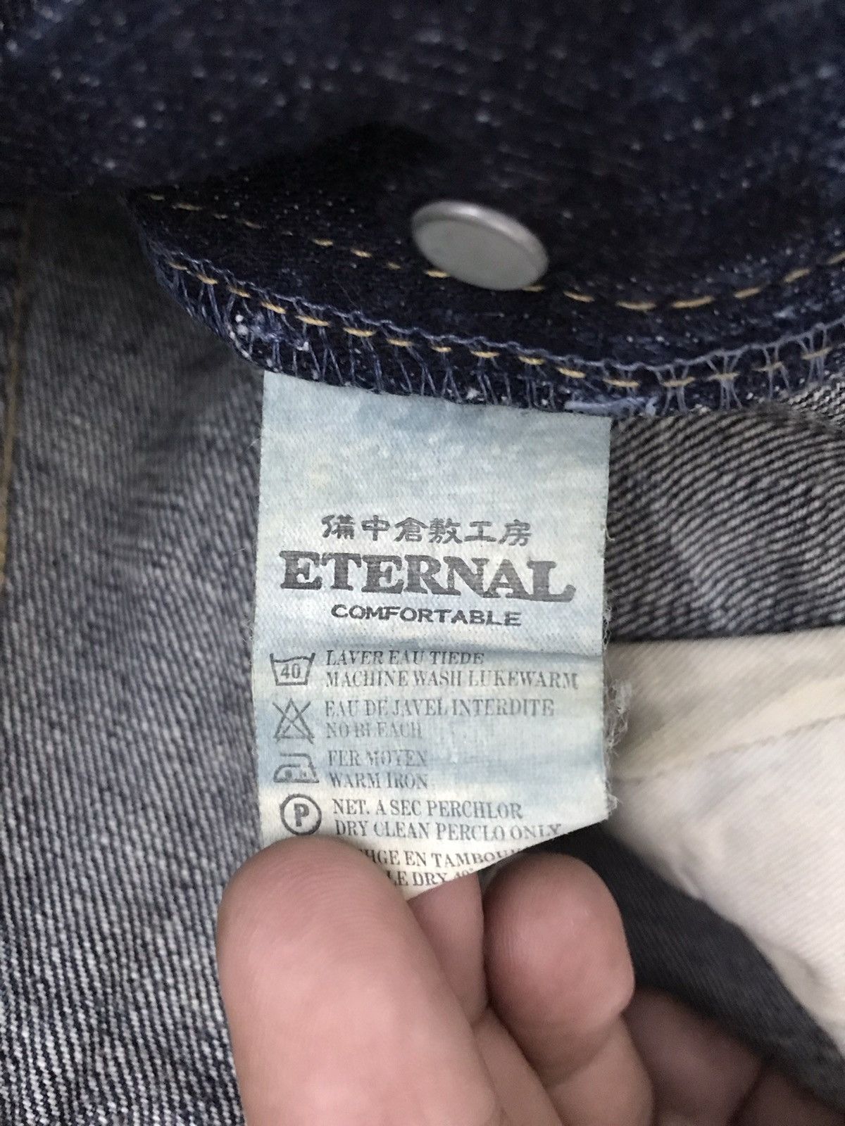 Eternal ETERNAL Lightning Distressed Denim Jeans Made In Japan Size US 30 / EU 46 - 11 Thumbnail