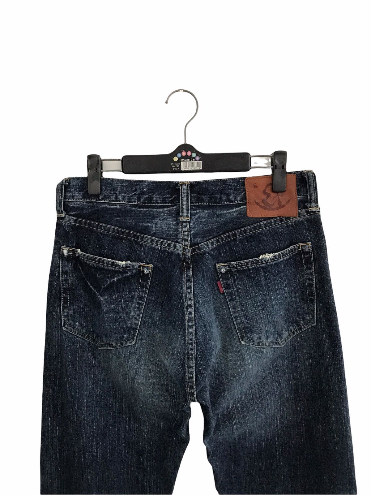 Eternal ETERNAL Lightning Distressed Denim Jeans Made In Japan Size US 30 / EU 46 - 8 Thumbnail
