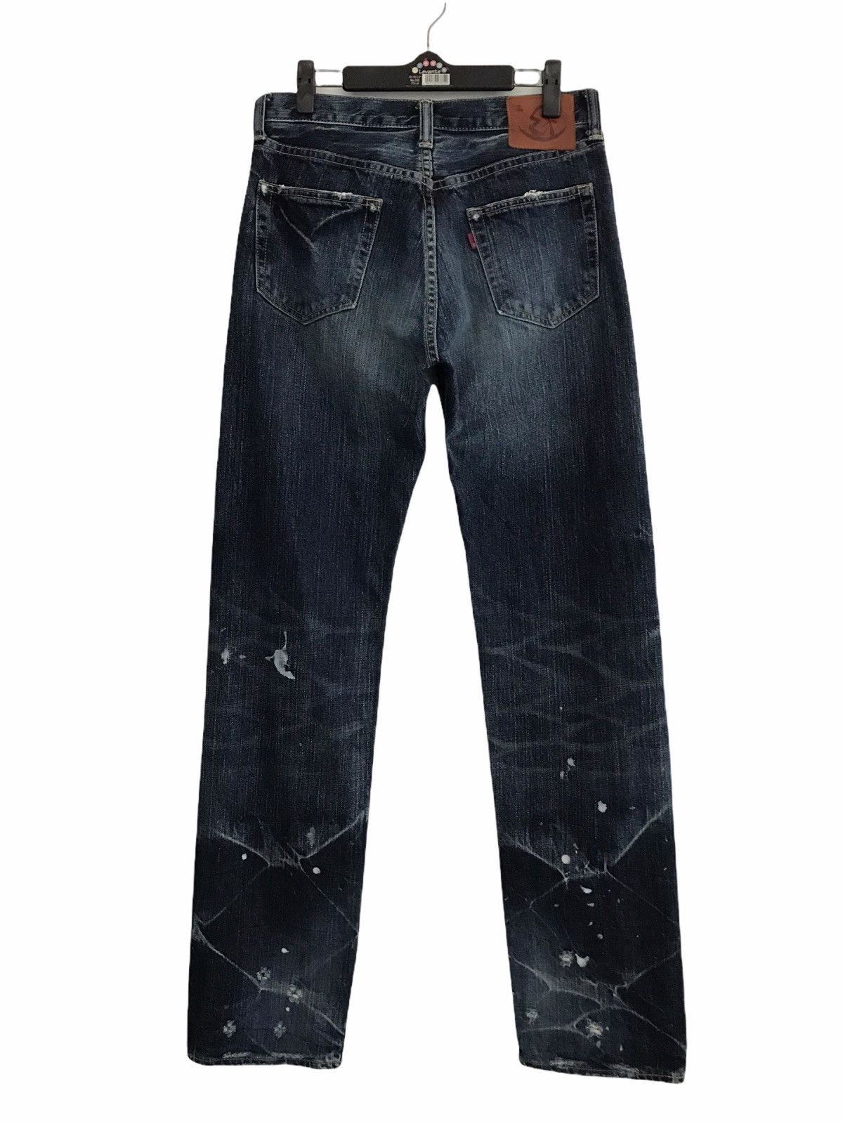 Eternal ETERNAL Lightning Distressed Denim Jeans Made In Japan Size US 30 / EU 46 - 6 Thumbnail