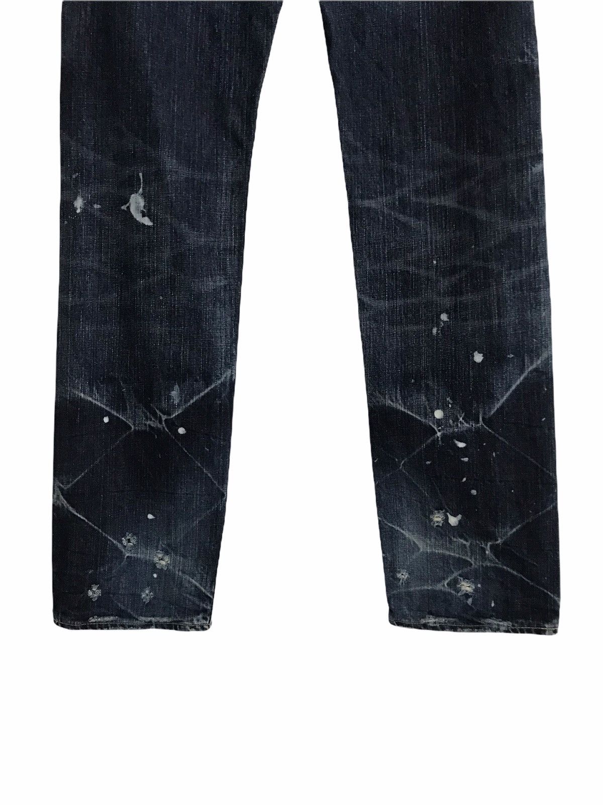 Eternal ETERNAL Lightning Distressed Denim Jeans Made In Japan Size US 30 / EU 46 - 7 Thumbnail