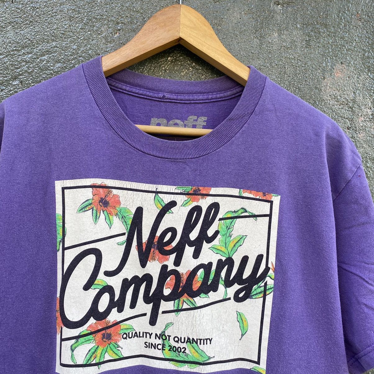 NEFF Thrashed Faded Neff Company Skateboard Brand Tee Size US L / EU 52-54 / 3 - 2 Thumbnail