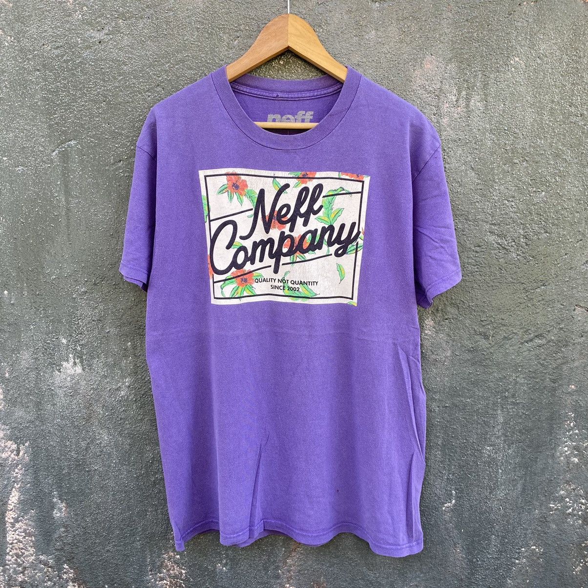 NEFF Thrashed Faded Neff Company Skateboard Brand Tee Size US L / EU 52-54 / 3 - 1 Thumbnail