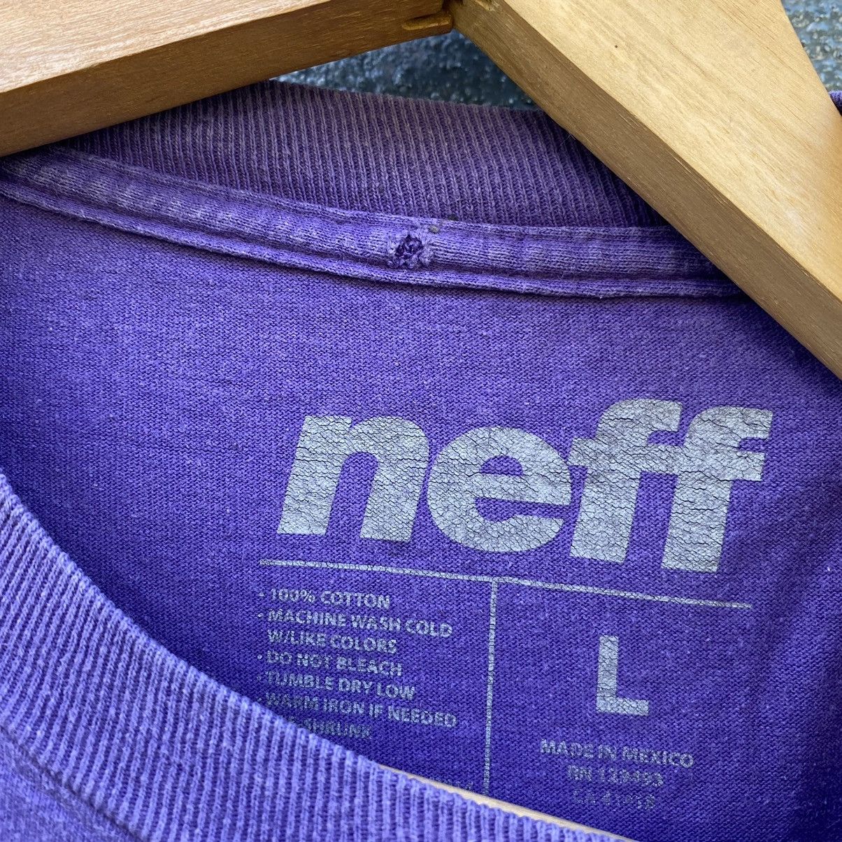 NEFF Thrashed Faded Neff Company Skateboard Brand Tee Size US L / EU 52-54 / 3 - 4 Thumbnail