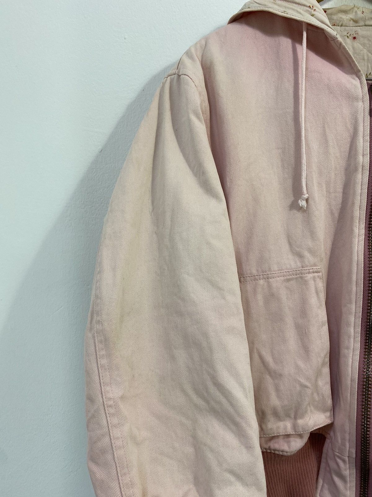 Japanese Brand × Pink House Vintage Pink House Bomber Jacket Big Logo Design With Hoodie Size US M / EU 48-50 / 2 - 6 Thumbnail