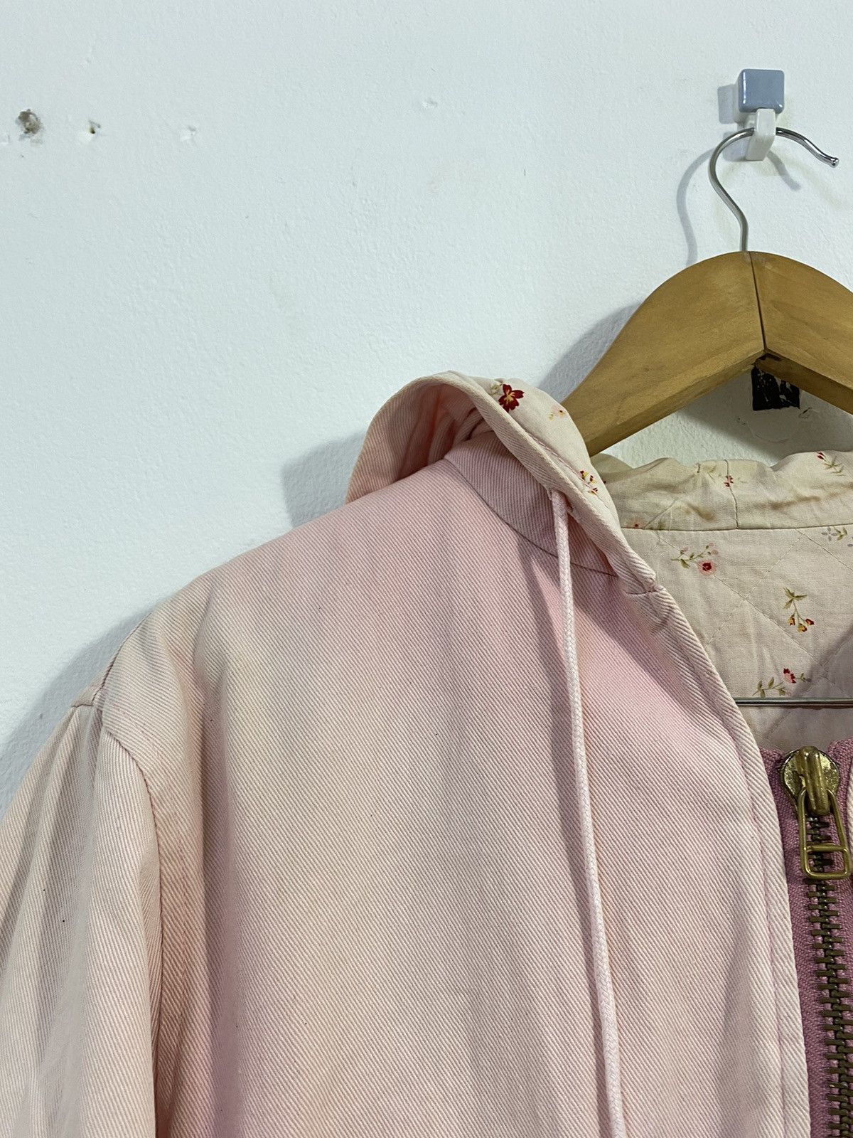 Japanese Brand × Pink House Vintage Pink House Bomber Jacket Big Logo Design With Hoodie Size US M / EU 48-50 / 2 - 3 Thumbnail