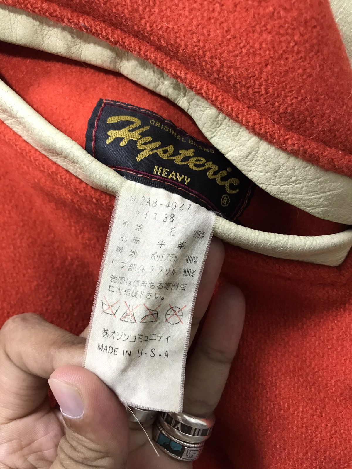 Hysteric Glamour Rare Vtg late 90s🔥Hysteric Glamour Varsity 76 Service 1🟩9 Size US M / EU 48-50 / 2 - 13 Thumbnail