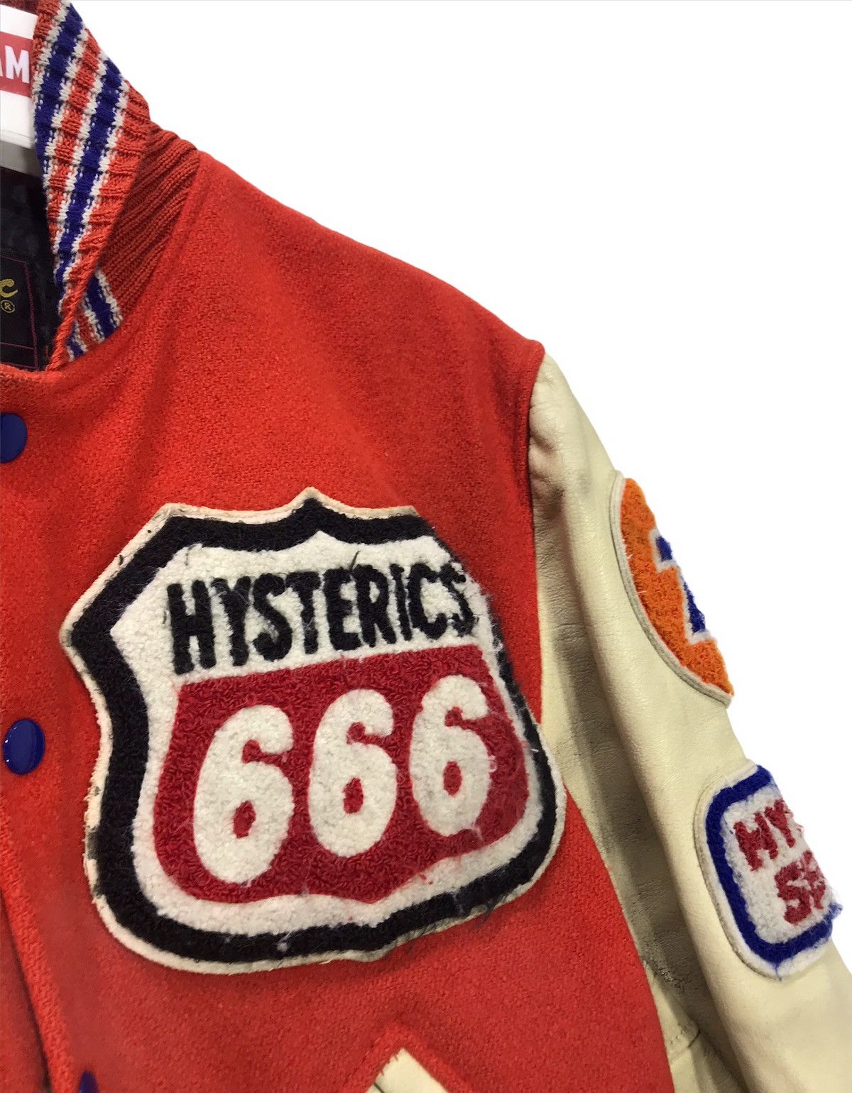 Hysteric Glamour Rare Vtg late 90s🔥Hysteric Glamour Varsity 76 Service 1🟩9 Size US M / EU 48-50 / 2 - 9 Thumbnail