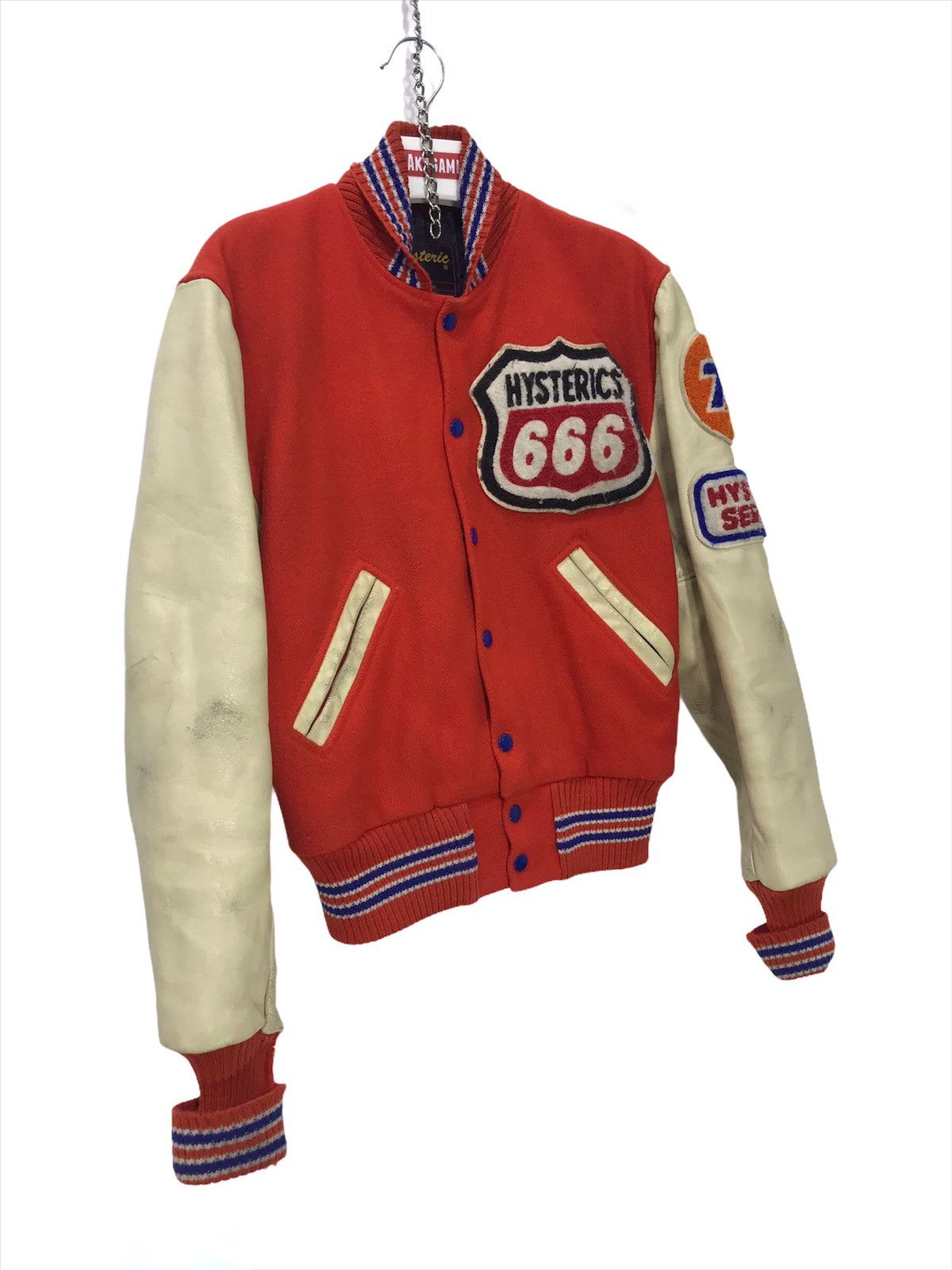 Hysteric Glamour Rare Vtg late 90s🔥Hysteric Glamour Varsity 76 Service 1🟩9 Size US M / EU 48-50 / 2 - 6 Thumbnail