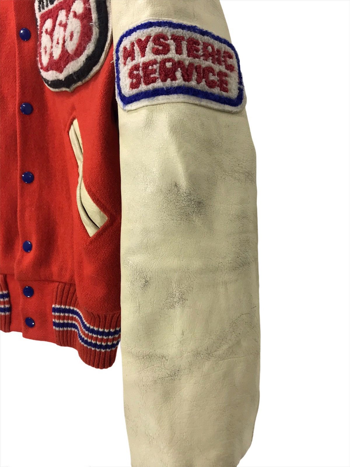Hysteric Glamour Rare Vtg late 90s🔥Hysteric Glamour Varsity 76 Service 1🟩9 Size US M / EU 48-50 / 2 - 10 Thumbnail