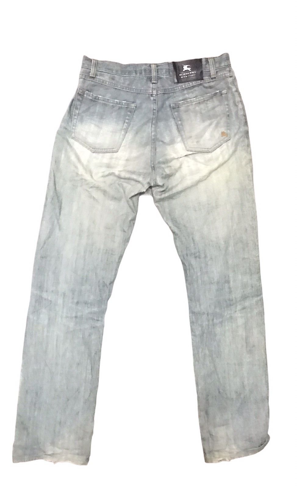 Burberry × Designer 🔥rare🔥Burberry black label distressed denim Size US 31 - 2 Thumbnail