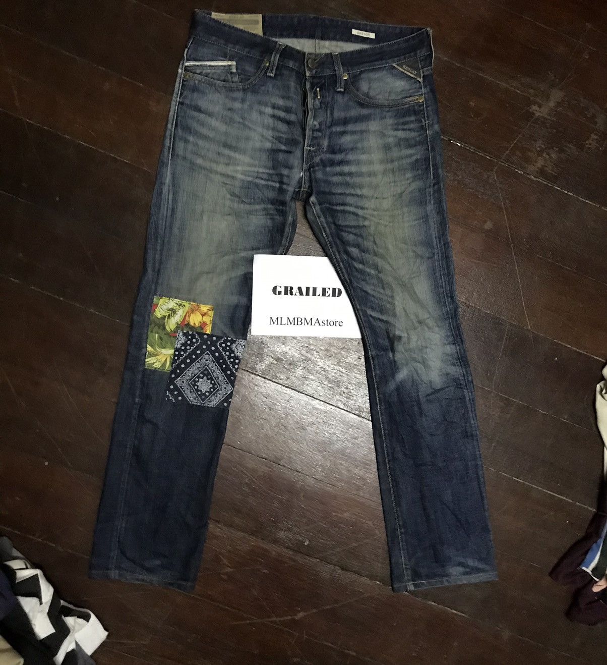 Replay Replay denim custom patchwork size 34 Size US 34 / EU 50 - 1 Thumbnail