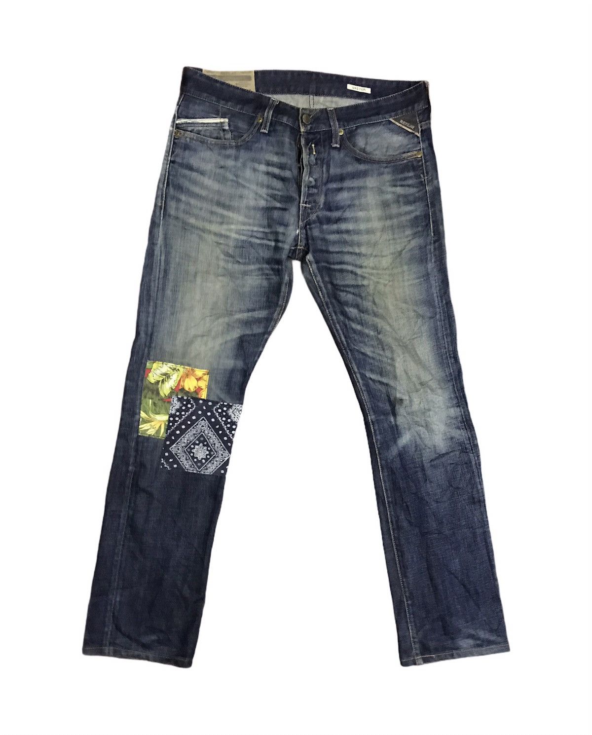 Replay Replay denim custom patchwork size 34 Size US 34 / EU 50 - 2 Thumbnail